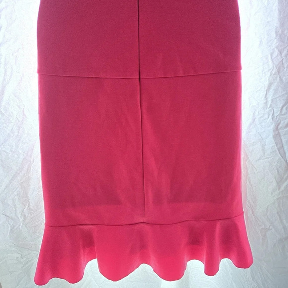 Pretty Pink Ruffle Hem Dress EUC - Picture 6 of 11